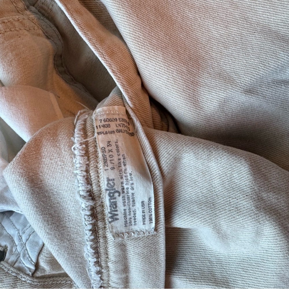 Wrangler Cream Long pants